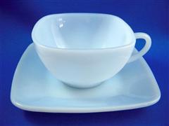 Azurite Blue Charm Cup & Saucers