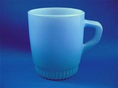 Stacking Color  Mug Light Blue Ribbed Bottom