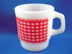 Gingham Check  Red