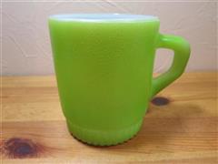 Stacking Color  Mug Light Green Ribbed Bottom