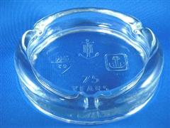 75th Anniversary Clear Glass Ashtray
