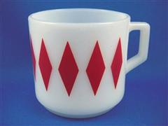 Short Mug Diamond Red