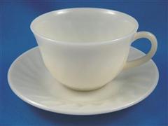 Ivory Swirl Cup & Saucer