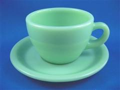 Jadeite Restaurant  Ware Extra Heavy  Cup&Saucer