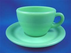 Jadeite Restaurant  Ware Extra Heavy  Cup&Saucer