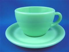 Jadeite Restaurant  Ware Narrow Rim  Cup&Saucer