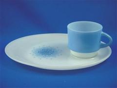 Blue Mosaic Snack set