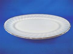Shell Plate White&Gold
