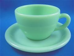 Jadeite Restaurant  Ware Extra Heavy  Cup&Saucer