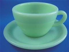 Jadeite Restaurant  Ware Extra Heavy  Cup&Saucer