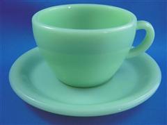 Jadeite Restaurant  Ware Extra Heavy  Cup&Saucer