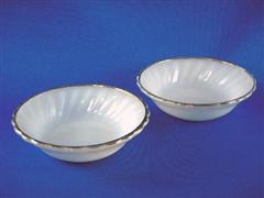 Shell Dessert Bowl White&Gold　Set of 2