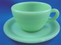 Jadeite Restaurant  Ware Extra Heavy  Cup&Saucer