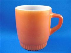 Stacking Color  Mug Light Brown Ribbed Bottom