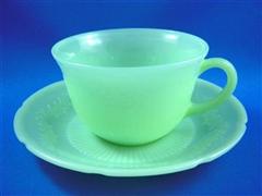 Jadite Alice Cup & Saucer