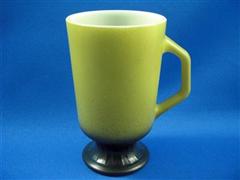 Olive/Black Padestal Mug