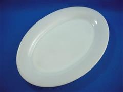 White Restaurant ware 11 1/2 Oval Platter