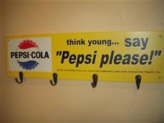 Pepsi木製鍵掛け