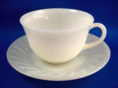 Ivory Swirl Cup & Saucer