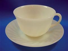 Ivory Swirl Cup & Saucer