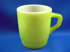Stacking Color  Mug Light Green Ribbed Bottom