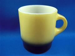Stacking  Mug黄土/黒Round Handle
