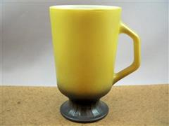 Olive/Black Padestal Mug