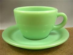 Jadeite Restaurant  Ware Extra Heavy  Cup&Saucer