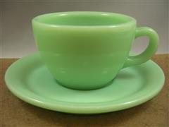 Jadeite Restaurant  Ware Extra Heavy  Cup&Saucer