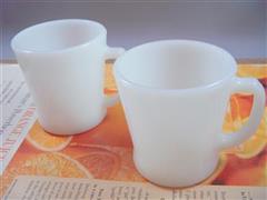 White D Handle Mug2個セット