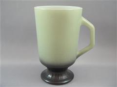 Gyay/Black Padestal Mug