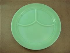 Jadeite 3 compertment Plate