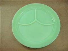 Jadeite 3 compertment Plate