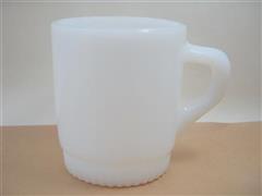 Stacking Color  Mug White Ribbed Bottom