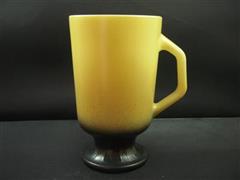 Yellow/Black Padestal Mug