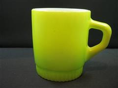 Stacking Color  Mug LightGreen Ribbed Bottom
