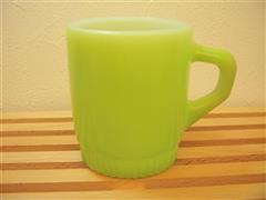 Stacking Color  Mug LightGreen Ribbed Bottom
