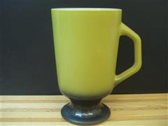 Olive/Black Padestal Mug