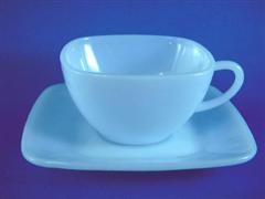 Azurite Blue Charm Cup & Saucers