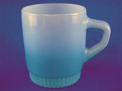 Stacking Color  Mug Light Blue Ribbed Bottom