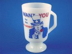 Footed Mug Uncle Sam