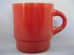 Stacking Color Mug Brown Round Handle