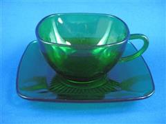 Forest Green Charm Cup&Saucer