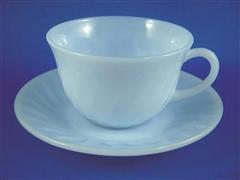 Swirl Azur-ite Blue Cup & Saucer