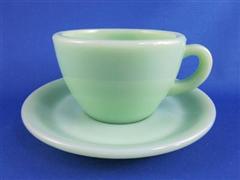 Jadeite Restaurant  Ware Extra Heavy  Cup&Saucer