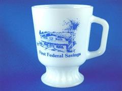 1st Federal Saving Footed AD Mug