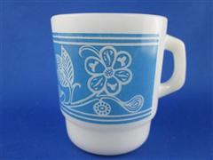 Lithograph Flower Blue