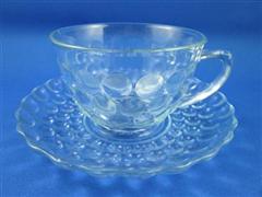 Bubble Blue Cup and Saucer